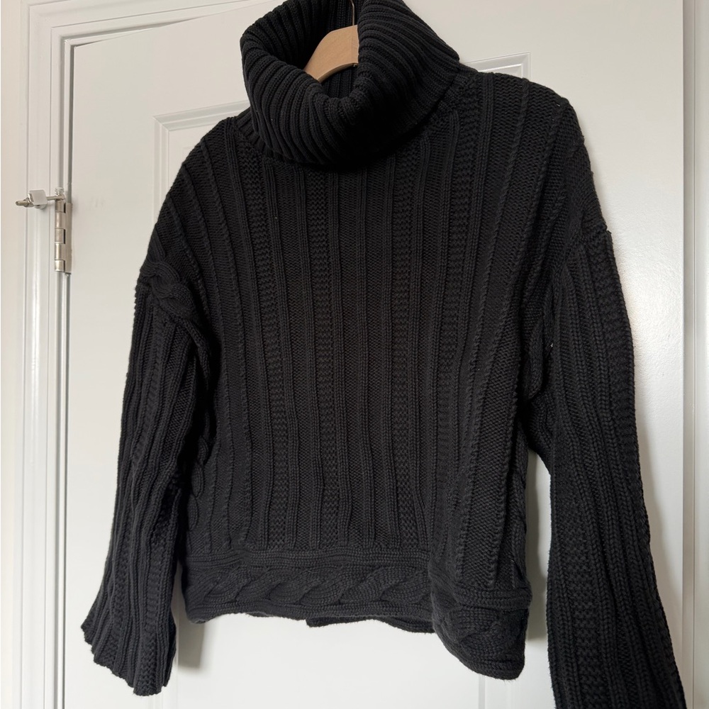 GAP Black Cowl Neck Sweater